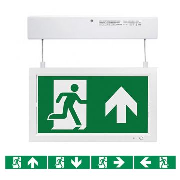 RUISDAAL / led vluchtwegverlichting met pendel